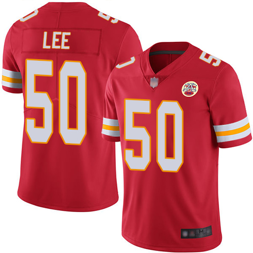 Men Kansas City Chiefs #50 Lee Darron Red Team Color Vapor Untouchable Limited Player Nike NFL Jersey->kansas city chiefs->NFL Jersey
